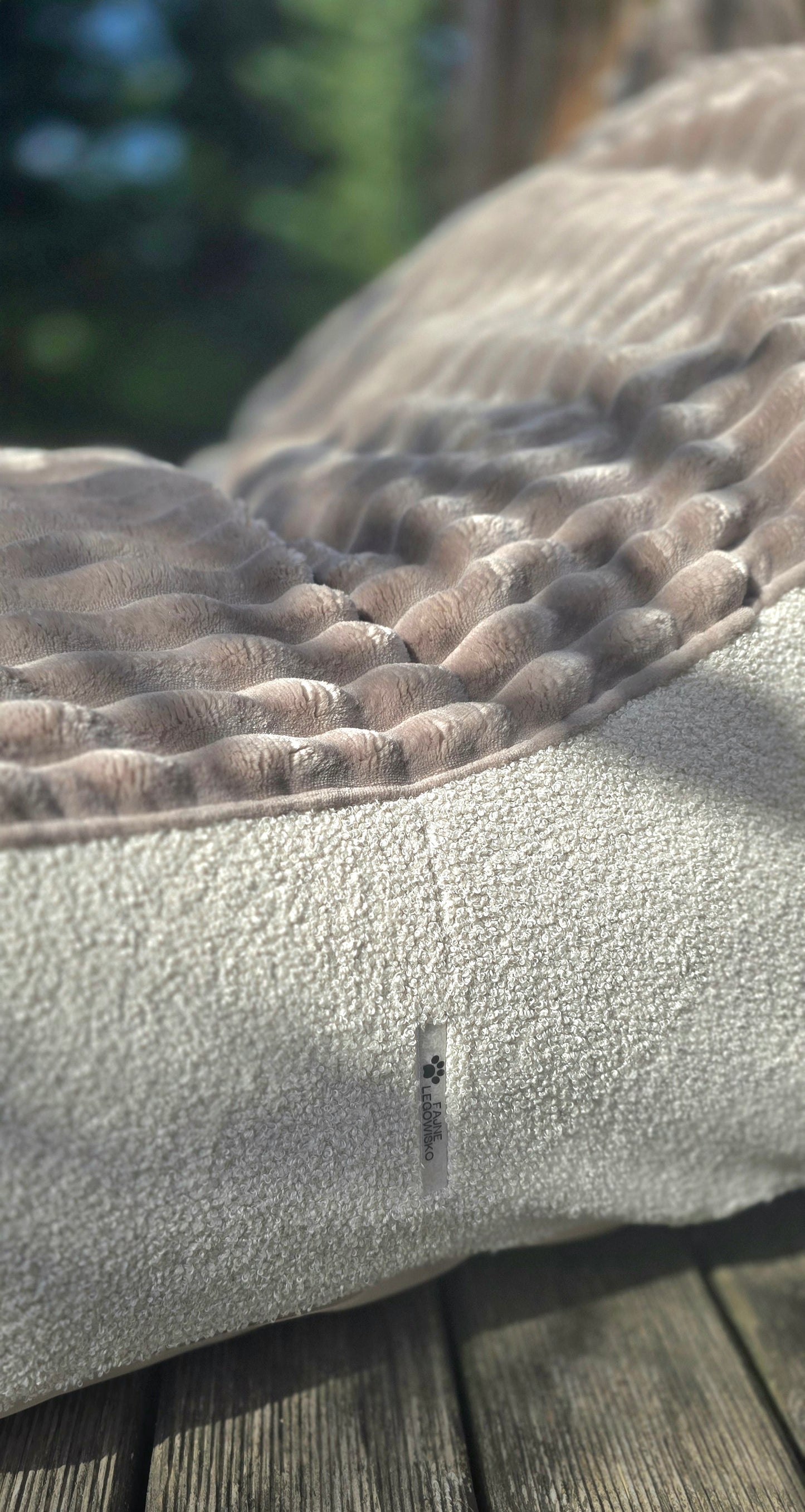 Pufa dla dziecka z uszkami